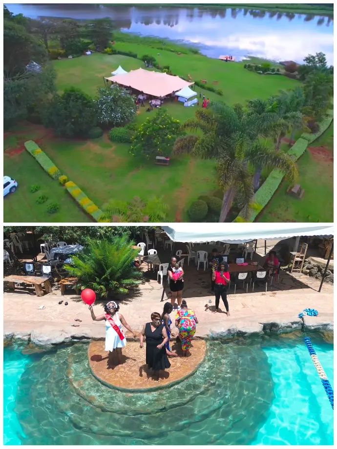 drone photo for events aerial drone photo fo an event in kenya
